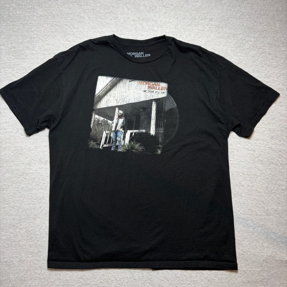 Morgan Wallen Mens Tshirt XL‎ Black One Thing At A Time Album Tracklist Graphic